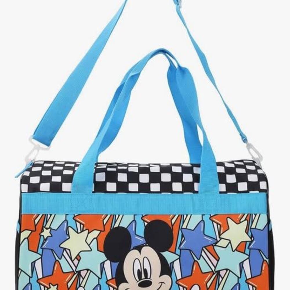 Disney Mickey Mouse Polka Dots Youth 4-Piece Travel Set Carry on Luggage - Picture 3 of 9
